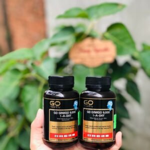 Viên uống bổ não Go Ginkgo 9000 Go Healthy hộp 60 viên Viên uống bổ não Go Ginkgo 9000 Go Healthy hộp 60 viên