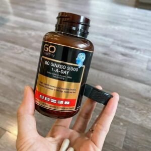 Viên uống bổ não Go Ginkgo 9000 Go Healthy hộp 60 viên Viên uống bổ não Go Ginkgo 9000 Go Healthy hộp 60 viên
