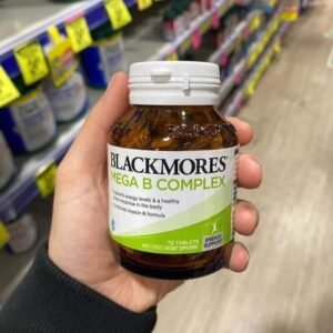 Viên Vitamin B tổng hợp tăng sức bền Blackmores Mega B Complex Energy Support Vitamin B12 75 Tablets Viên Vitamin B tổng hợp tăng sức bền Blackmores Mega B Complex Energy Support Vitamin B12 75 Tablets