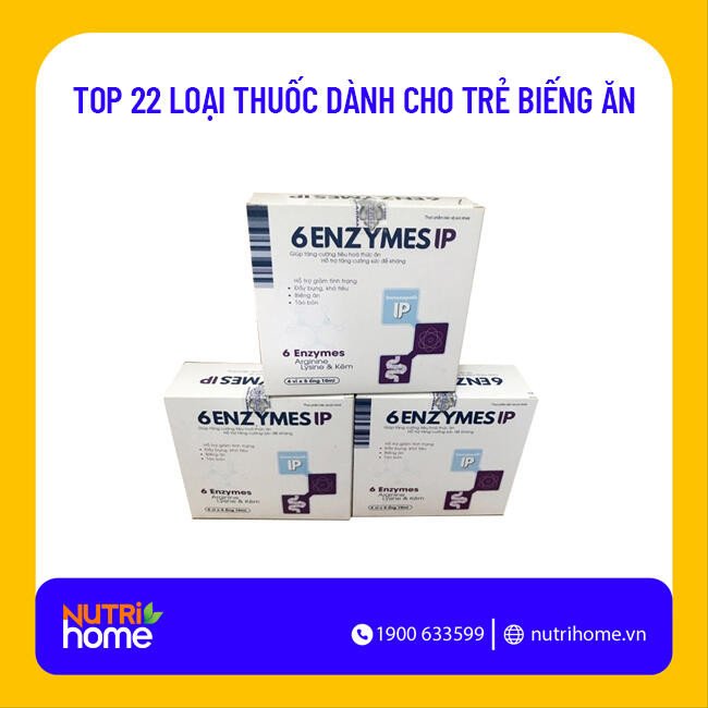 6 Enzymes IP giúp bé tăng cường hấp thu dinh dưỡng và cải thiện tiêu hóa