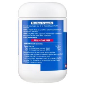 Nature's Way Kids Smart Omega-3 Fish Oil Trio - Bổ sung Omega 3 cho bé Nature's Way Kids Smart Omega-3 Fish Oil Trio - Bổ sung Omega 3 cho bé