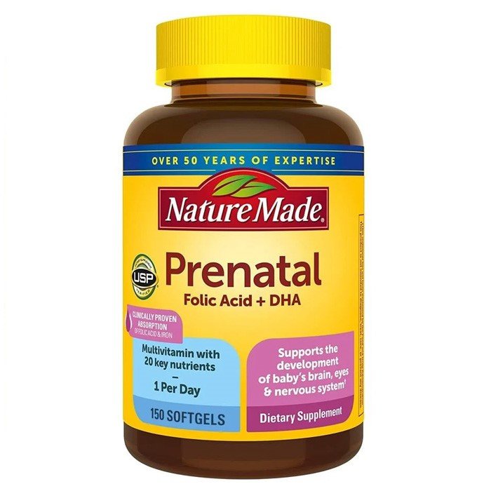 Nature Made Prenatal Folic Axit+ DHA Nature Made Prenatal Folic Axit+ DHA