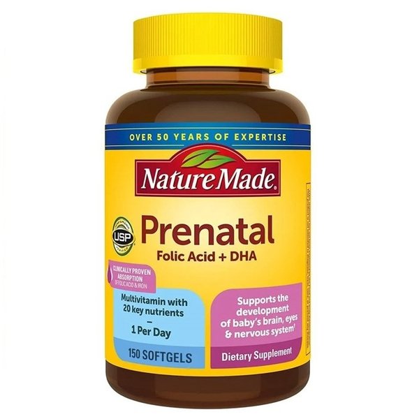Nature Made Prenatal Folic Axit+ DHA Nature Made Prenatal Folic Axit+ DHA