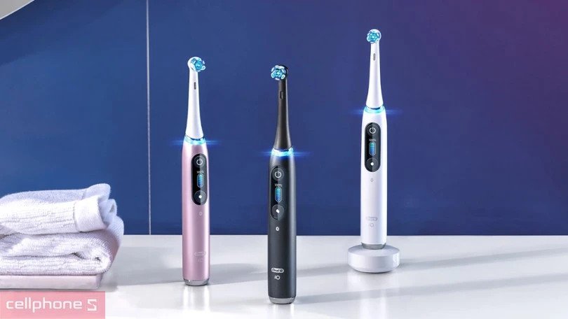 Bàn chải điện Oral B với đầu bàn chải tròn