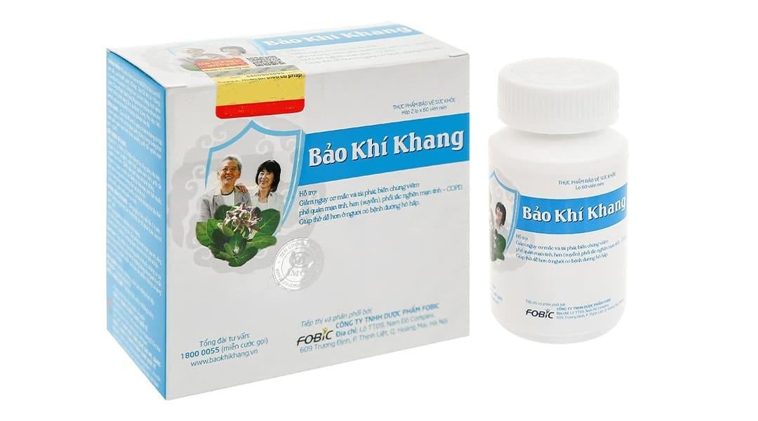Bảo Khí Khang - thuốc bổ phổi cho người viêm phế quản, hen suyễn