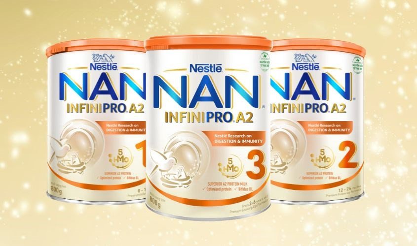 Bé vui khỏe với hệ tiêu hóa ổn định nhờ sữa Nan A2