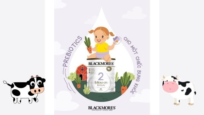 Bé vui khỏe với hệ tiêu hóa tốt nhờ dưỡng chất trong sữa Blackmores
