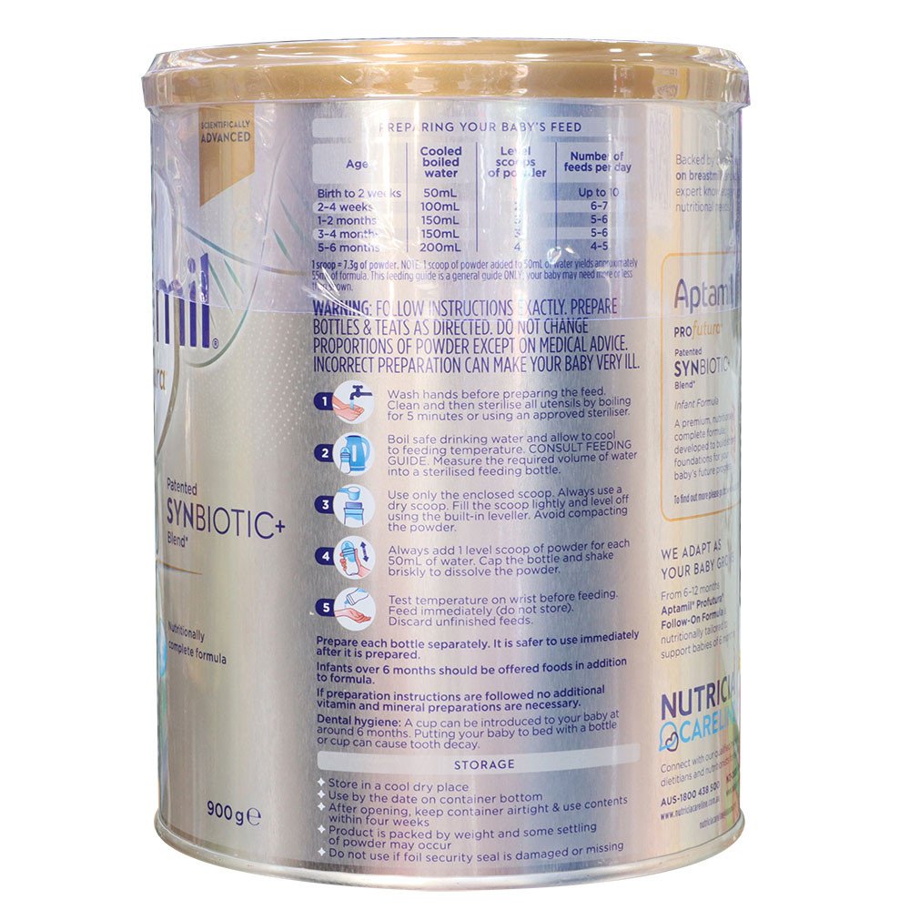 Bình sữa Aptamil Úc số 1 đã pha