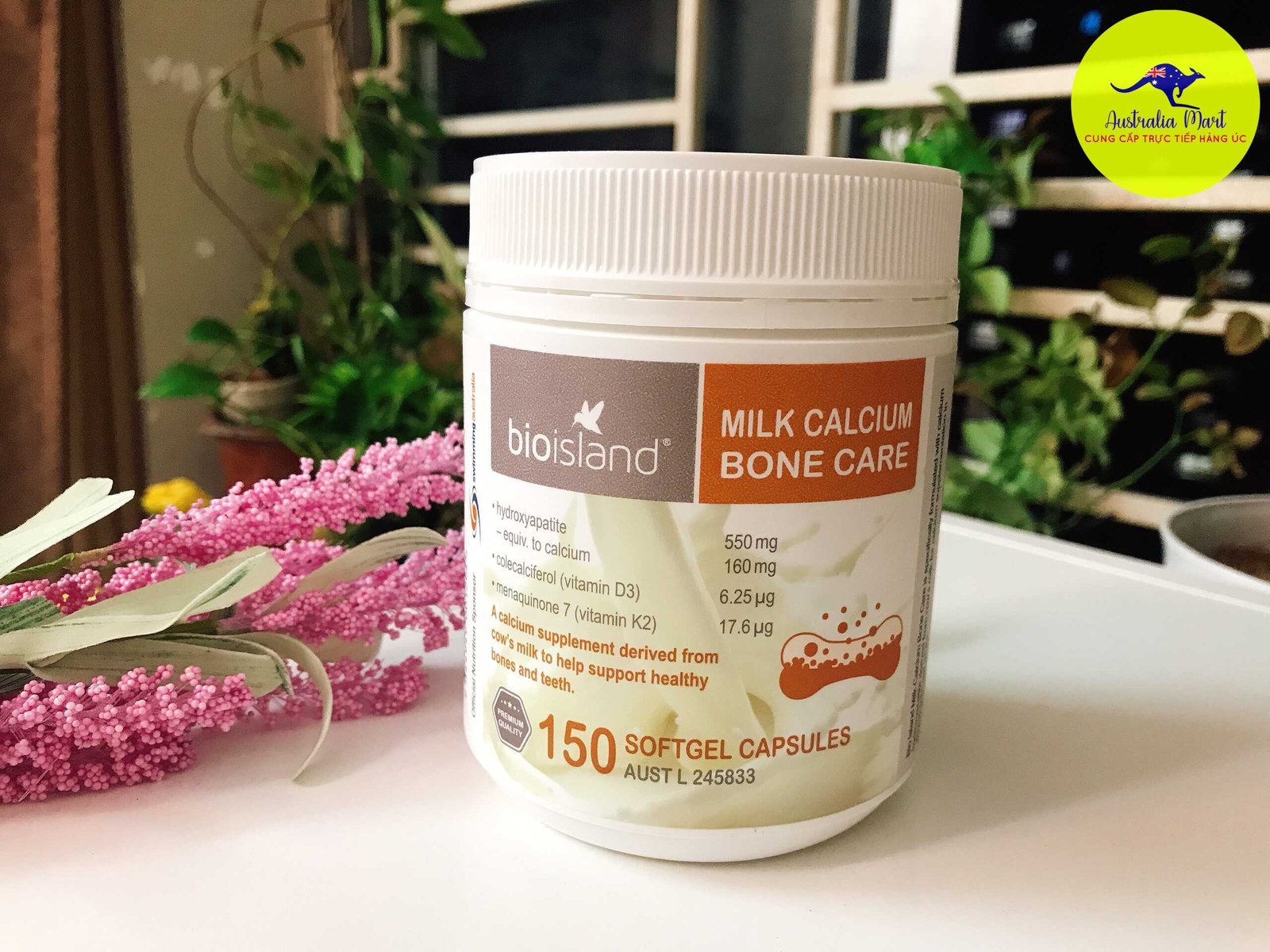 Viên sữa canxi Bio Island Milk Calcium Bone Care