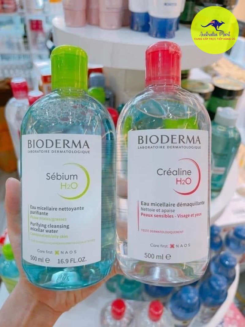 Bioderma tẩy trang crealine H2O 500ml