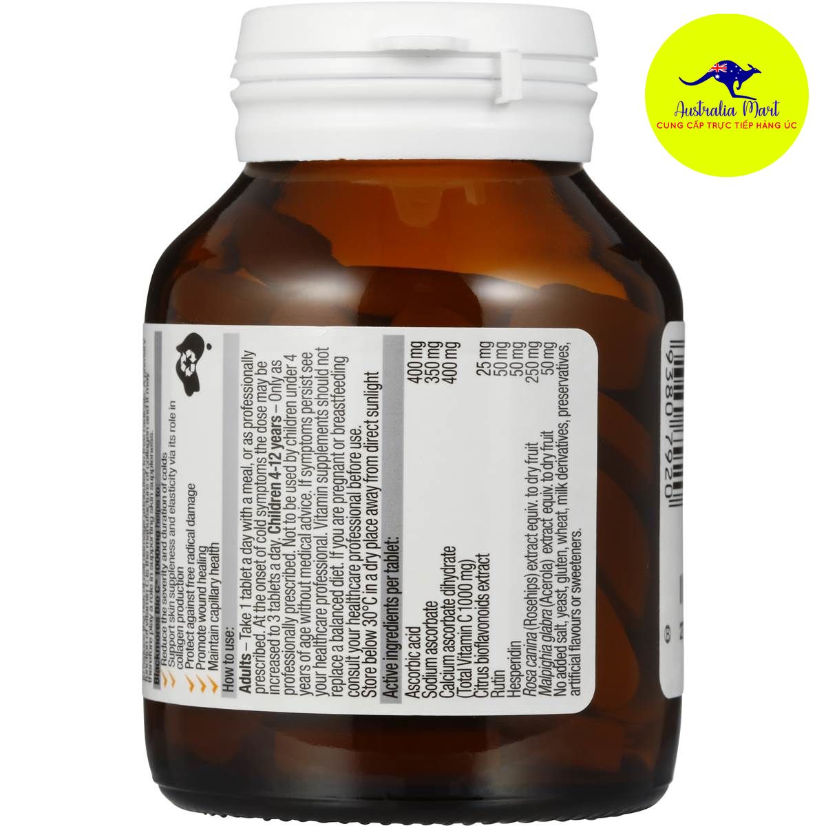 Blackmores Bio Zinc - Viên uống bổ sung kẽm (84 viên) Blackmores Bio Zinc - Viên uống bổ sung kẽm (84 viên)