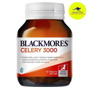 Blackmores Celery 3000 - Viên uống phòng ngừa và hỗ trợ điều trị Gout (50 viên)