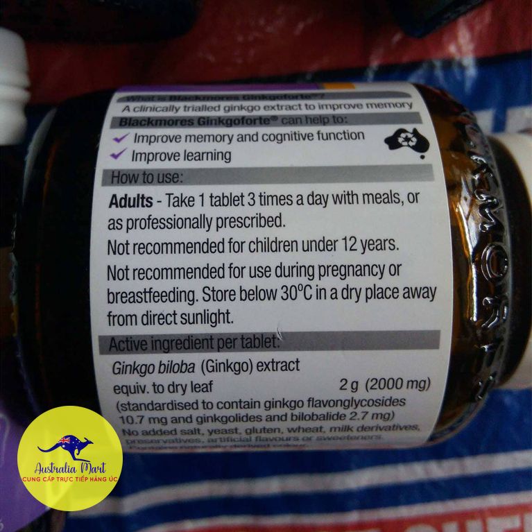 blackmores-ginkgo-forte-2000mg-2 vien uong bo nao