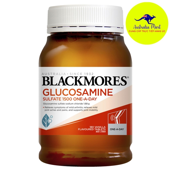Blackmores Glucosamine - Viên uống hỗ trợ xương khớp (180 viên) Blackmores Glucosamine - Viên uống hỗ trợ xương khớp (180 viên)