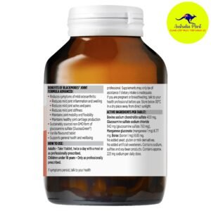 Blackmores Joint Formula Glucosamine Sulfate & Chondroitin - Viên uống hỗ trợ xương khớp (120 viên)