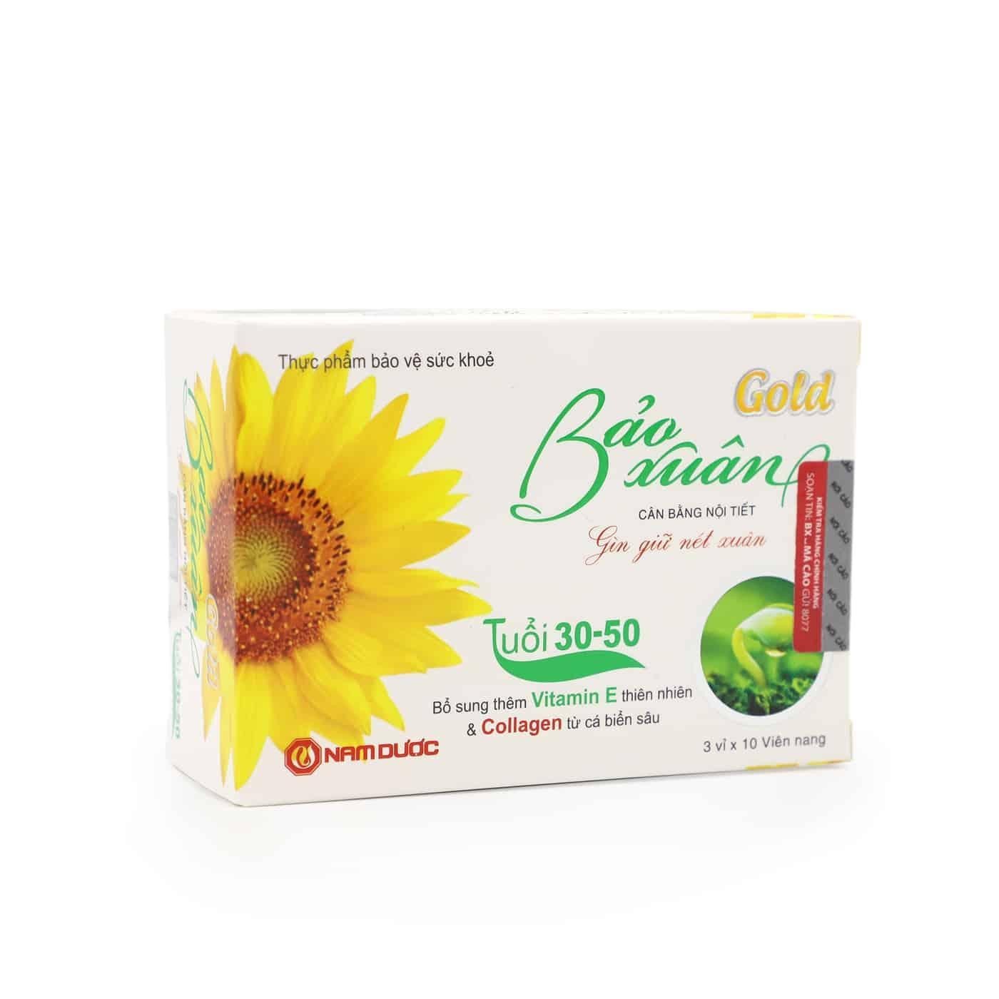 Bổ sung nội tiết tố với viên uống mầm đậu nành Bảo Xuân Gold