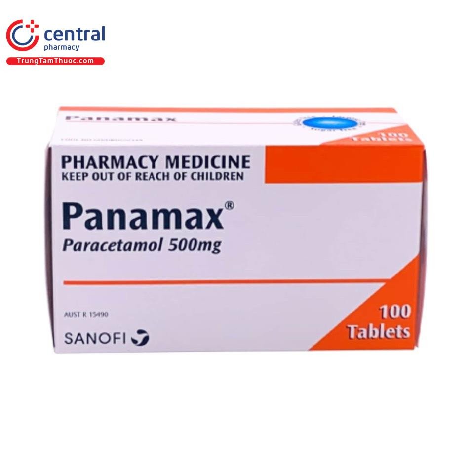 Bóc viên Panamax 500mg