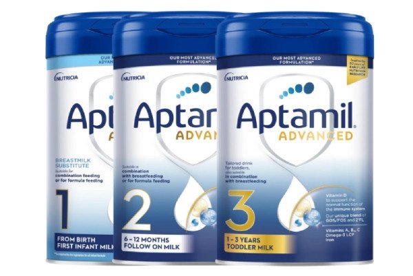 Các loại sữa Aptamil Anh số 1, 2, 3 dành cho bé ở Australia Mart
