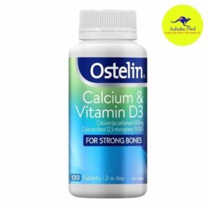 Viên uống bổ sung Canxi + Vitamin D Ostelin 130 viên