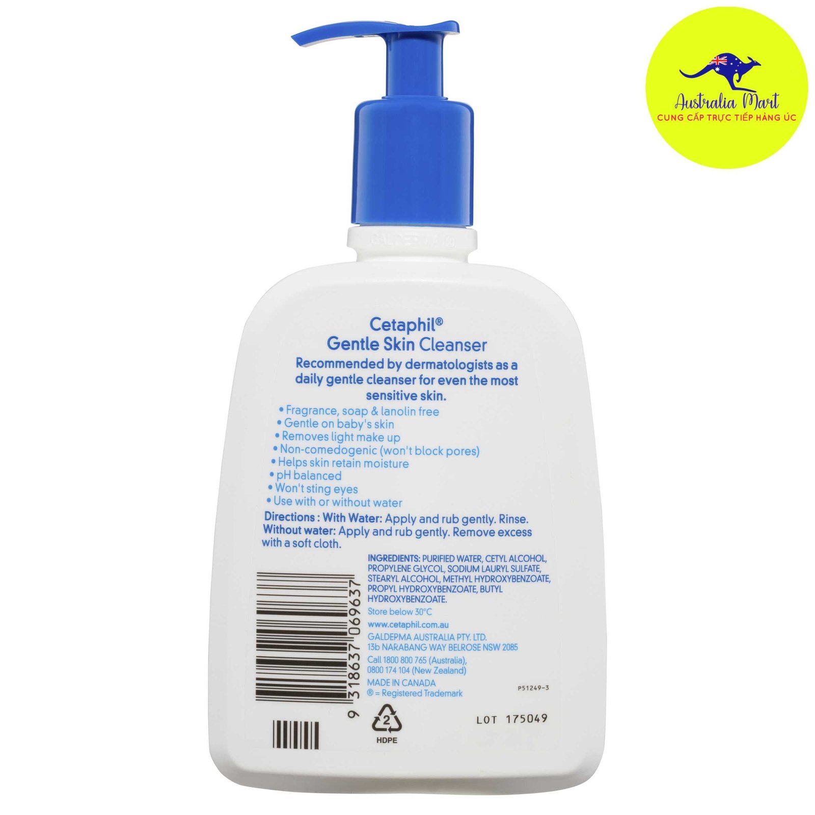 Sữa rửa mặt Cetaphil Gentle Skin Cleanser - 500ml Sữa rửa mặt Cetaphil Gentle Skin Cleanser - 500ml