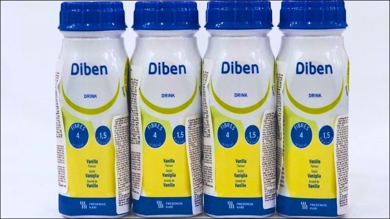 Chai sữa Diben Drink, công thức dinh dưỡng đặc biệt hỗ trợ ổn định đường huyết