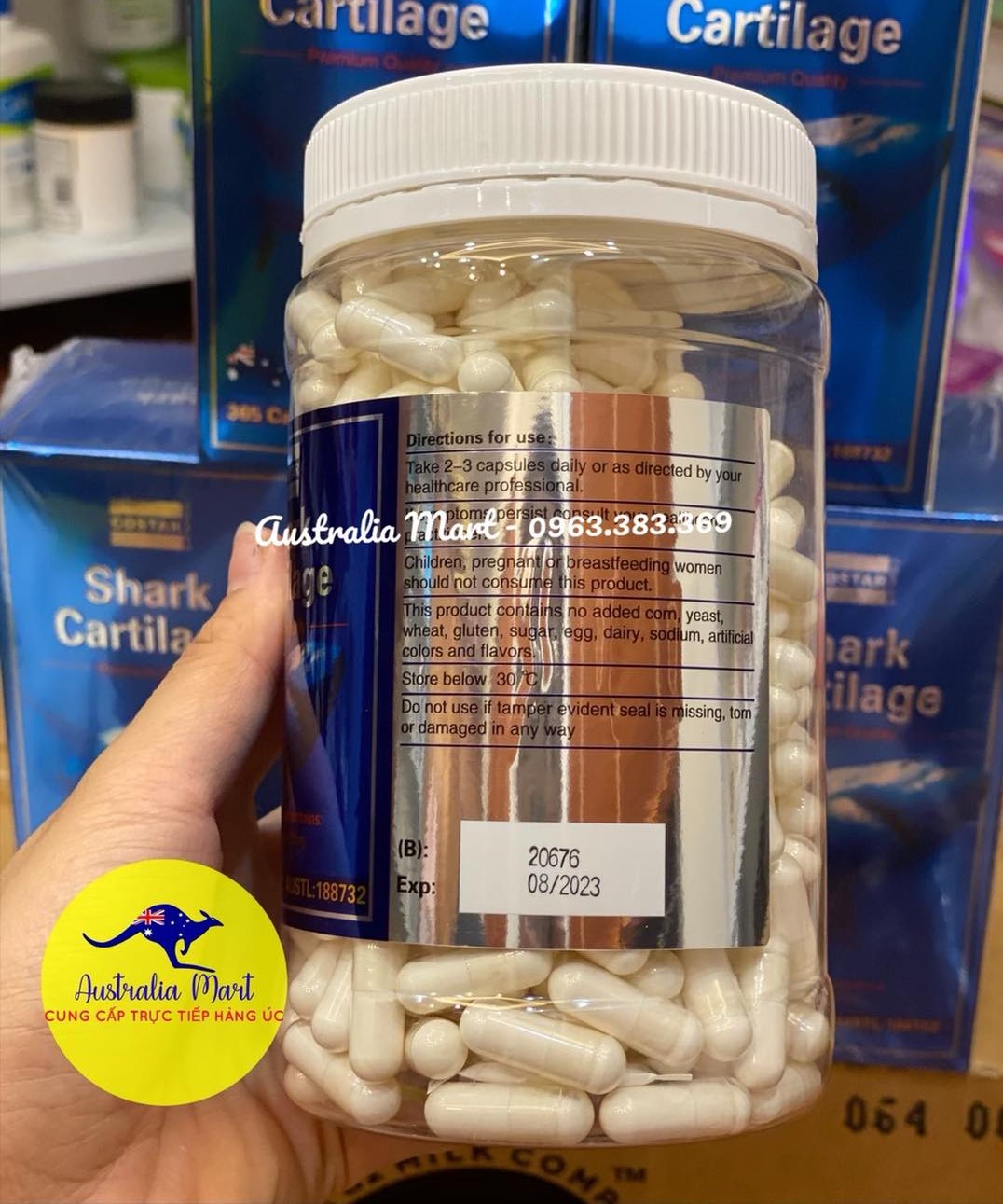 costar-shark-cartilage-5 viên sụn cá mập úc