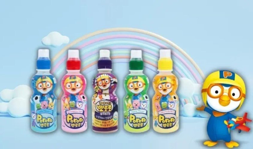 Đa dạng hương vị nước uống bổ dưỡng Pororo phù hợp với sở thích của trẻ