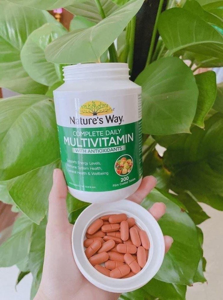 Dạng viên nang dễ uống của vitamin tổng hợp Nature's Way chính hãng