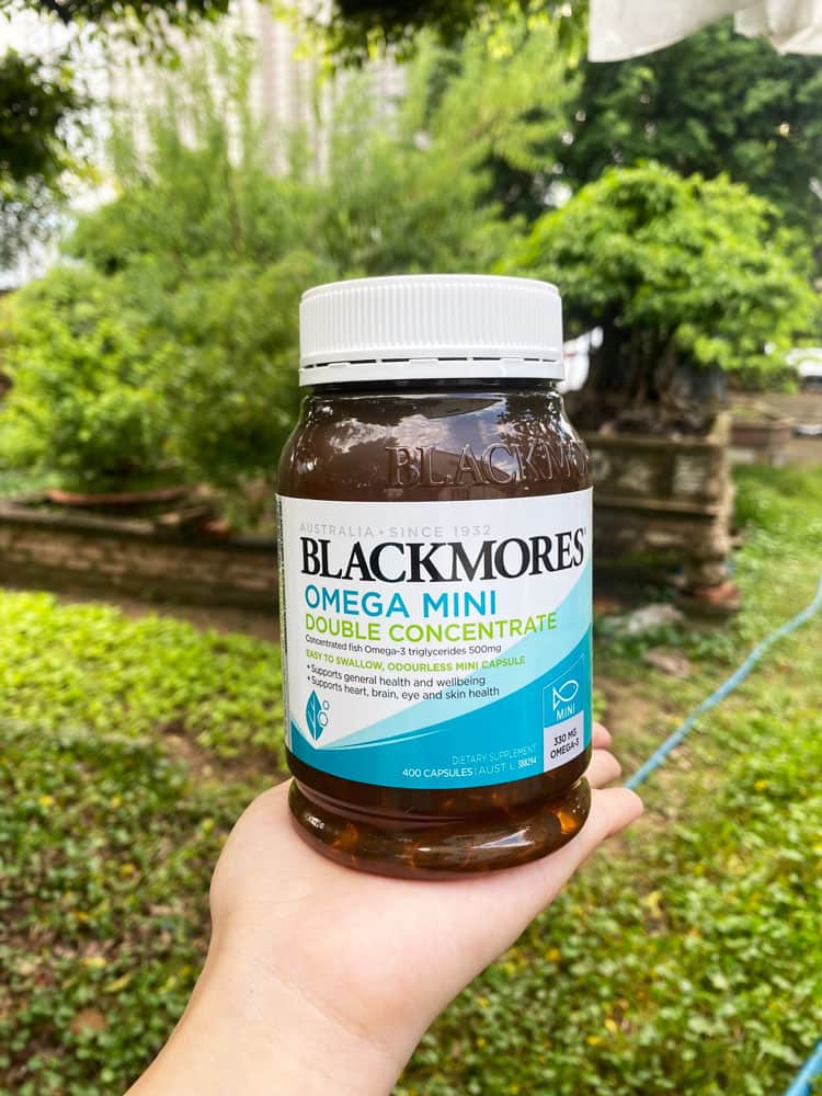 Dầu cá không mùi Blackmores Omega Mini Double Concentrate 400 viên (Fish  Oil Mini Caps) – Wowmart VN | 100% hàng ngoại nhập