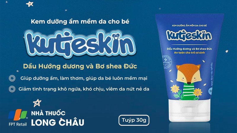 Dầu hướng dương, thành phần tự nhiên trong kem bôi cho bé, nuôi dưỡng làn da nhạy cảm