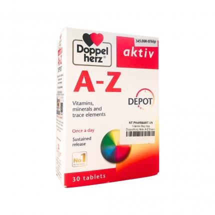 Doppelherz Aktiv A-Z Depot - Thuốc bổ cho người trên 50 tuổi với nhiều công dụng