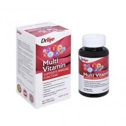 Drlife Multi Vitamin - Thuốc bổ cho người trên 50 tuổi tăng cường đề kháng