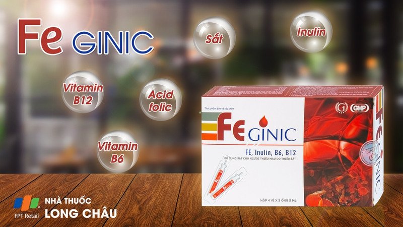 Dung dịch thuốc sắt dạng nước tiện lợi giúp bổ sung sắt hữu cơ cho người thiếu máu