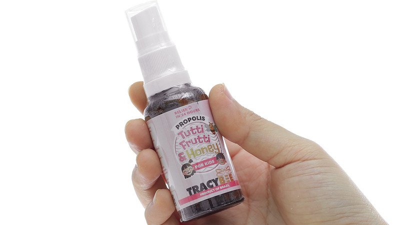 Dung dịch xịt họng Propolis vị trái cây và mật ong