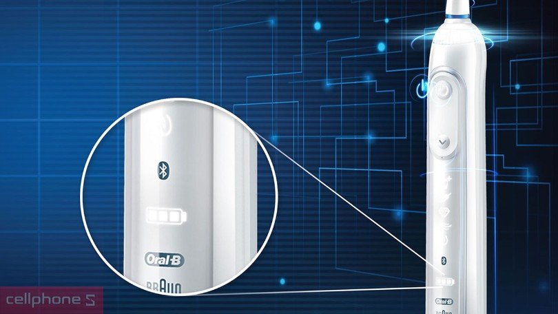 Dung lượng pin bền bỉ của bàn chải đánh răng điện Oral-B cho thời gian sử dụng dài
