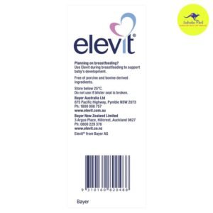 Viên uống bổ sung vitamin cho mẹ bầu Elevit Pre-conception & Pregnancy Multivitamin 100 viên