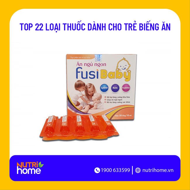 Fusi Baby hỗ trợ bé ăn ngon, ngủ tốt