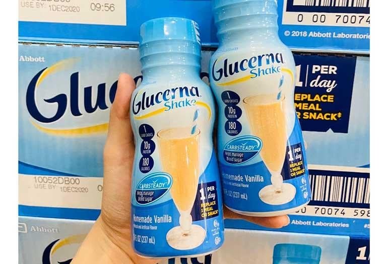 Glucerna Shake dạng nước tiện lợi cho người tiểu đường