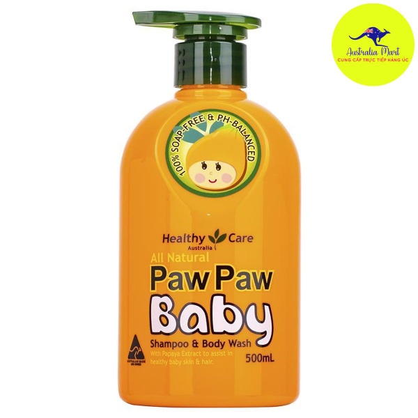 Healthy Care All Natural Paw Paw Baby 500ml - Sữa tắm đu đủ cho bé (500ml) Healthy Care All Natural Paw Paw Baby 500ml - Sữa tắm đu đủ cho bé (500ml)