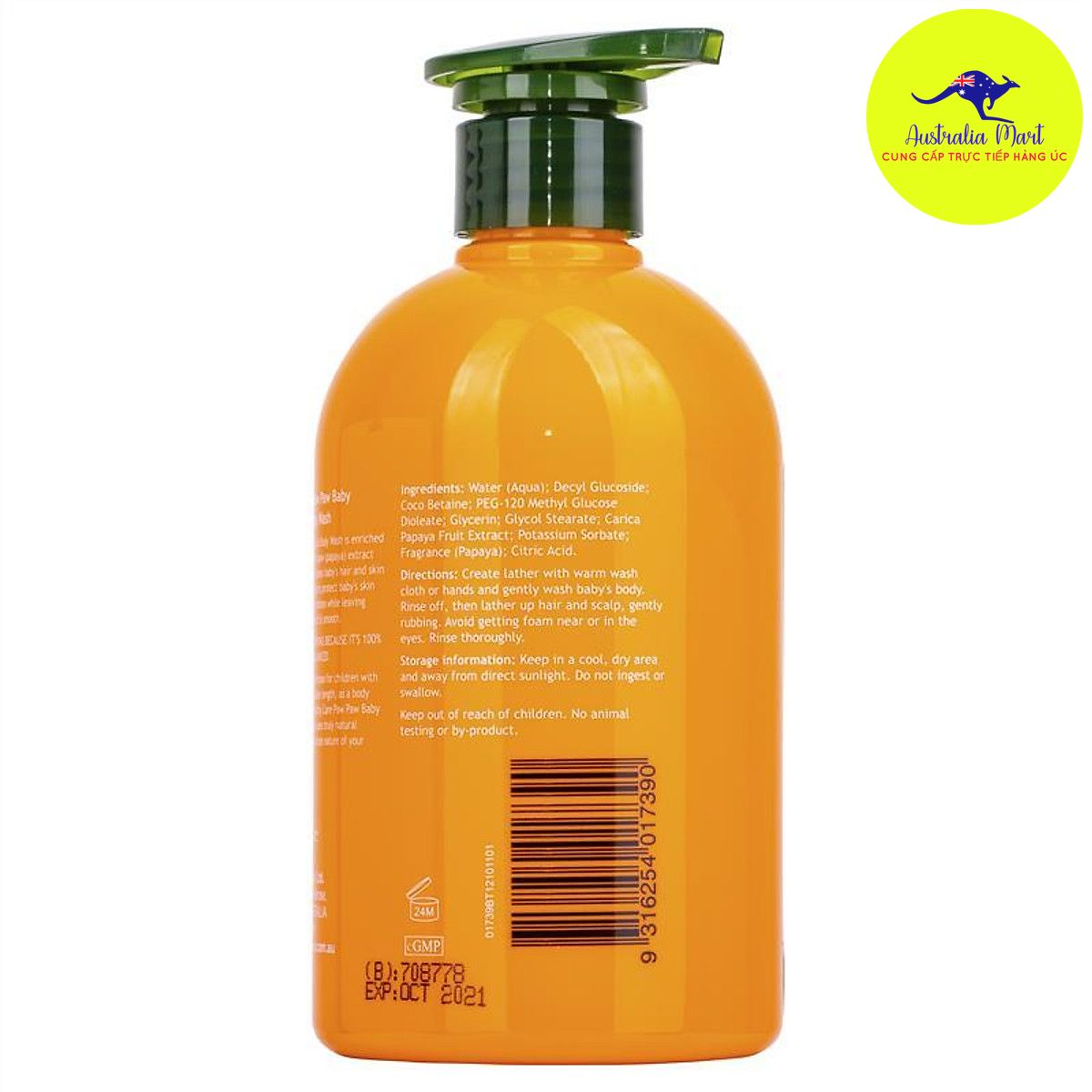 Healthy Care All Natural Paw Paw Baby 500ml - Sữa tắm đu đủ cho bé (500ml) Healthy Care All Natural Paw Paw Baby 500ml - Sữa tắm đu đủ cho bé (500ml)