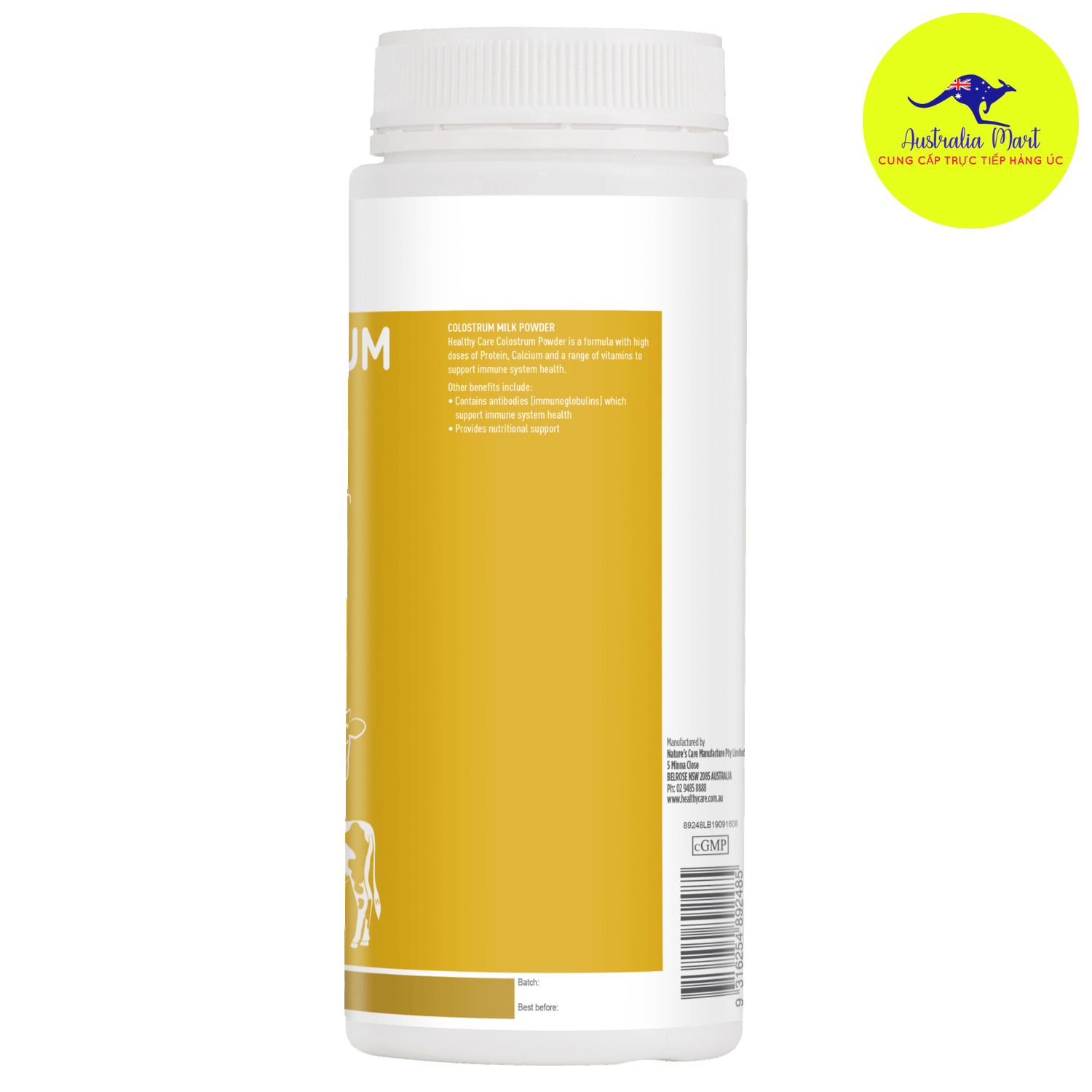 Healthy Care Colostrum Powder - Sữa bò non Healthy Care Colostrum Powder - Sữa bò non