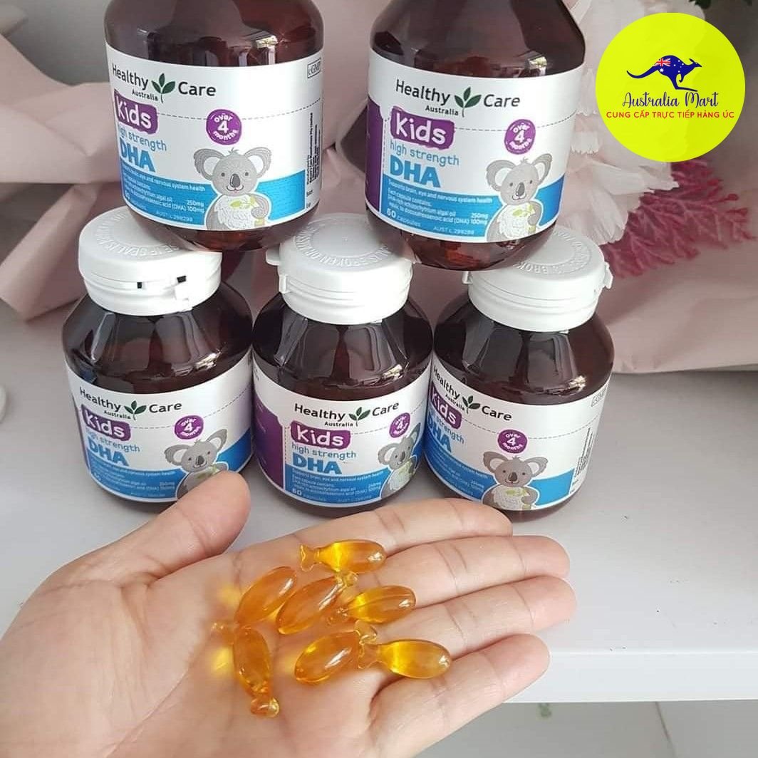 Healthy Care DHA Kids - Viên uống bổ sung DHA cho trẻ (60 viên)