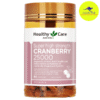 Healthy Care Super High Strength Cranberry Women - Viên uống duy trì sức khỏe thận và đường tiết niệu (90 viên) Healthy Care Super High Strength Cranberry Women - Viên uống duy trì sức khỏe thận và đường tiết niệu (90 viên)