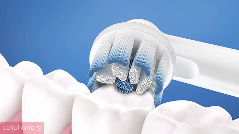 Hiệu quả làm sạch vượt trội của bàn chải đánh răng điện Oral-B so với bàn chải thường