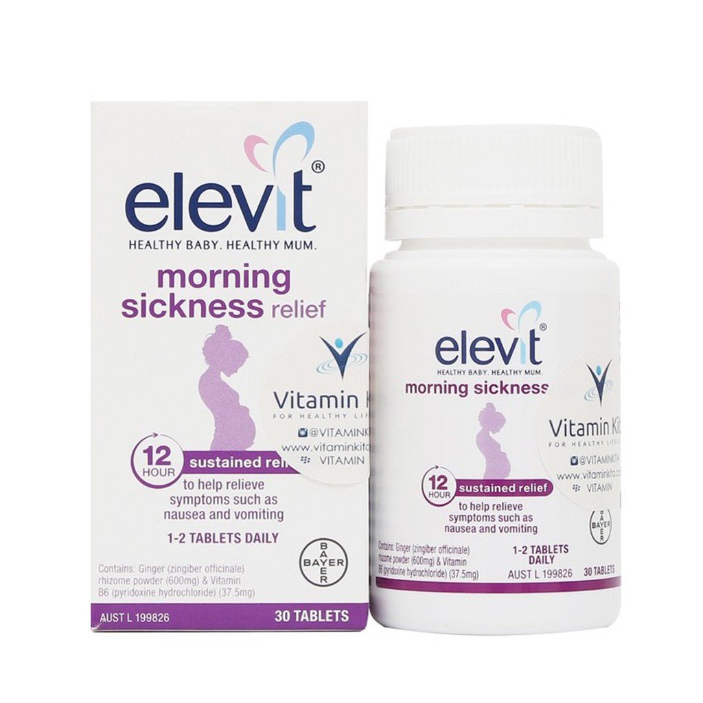 Hộp Elevit Morning Sickness Relief 30 viên