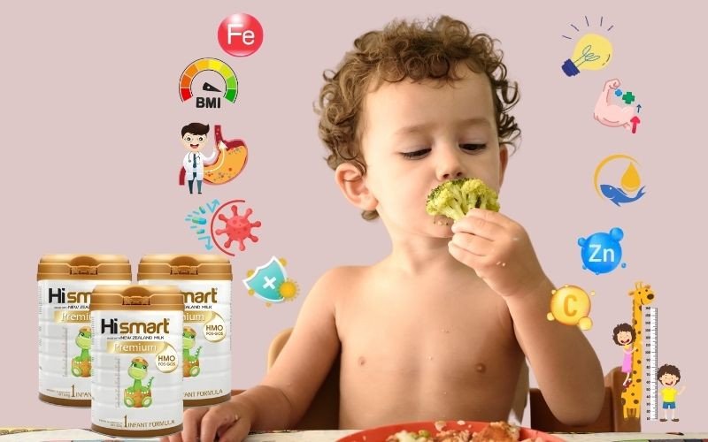 Hộp sữa Hismart Premium chất lượng cao, thúc đẩy phát triển trí não và chiều cao