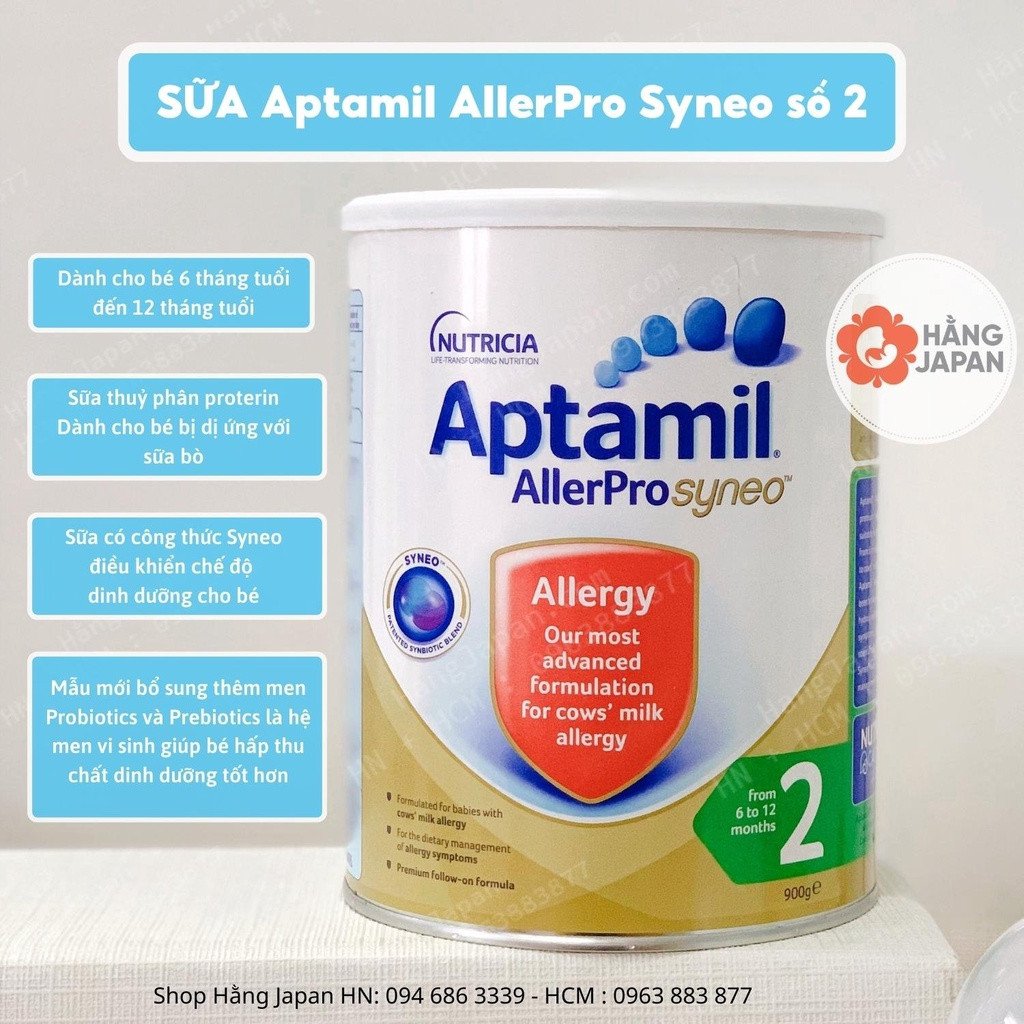 Hướng dẫn pha sữa Aptamil AllerPro Syneo
