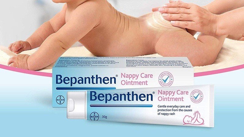 Kem chống hăm Bepanthen Nappy Care Ointment sử dụng điều trị tình trạng hăm da cho bé