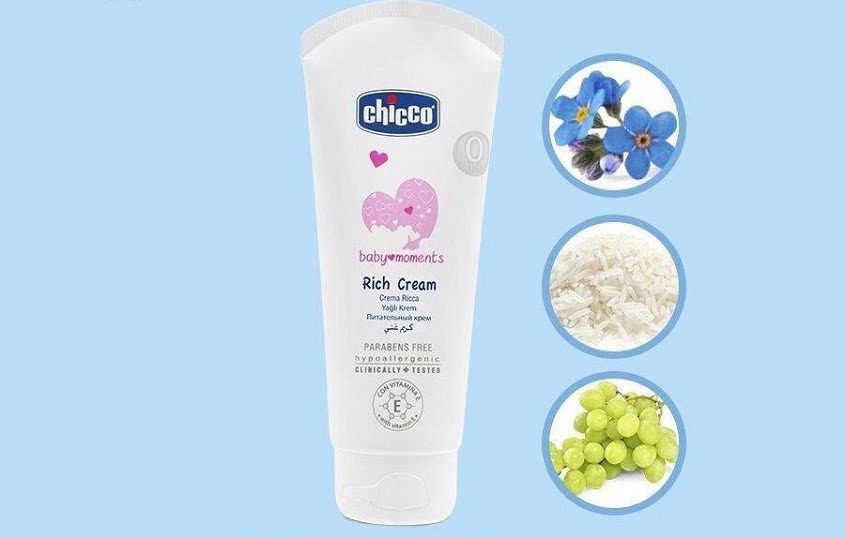 Kem dưỡng ẩm cho em bé Chicco