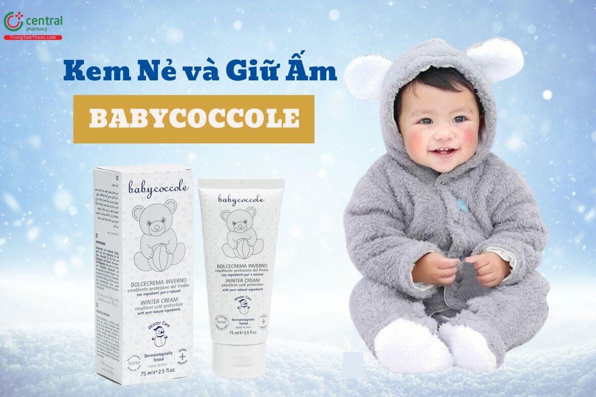 Kem giữ ấm Babycoccole đa năng dưỡng ẩm và bảo vệ da bé khỏi gió lạnh